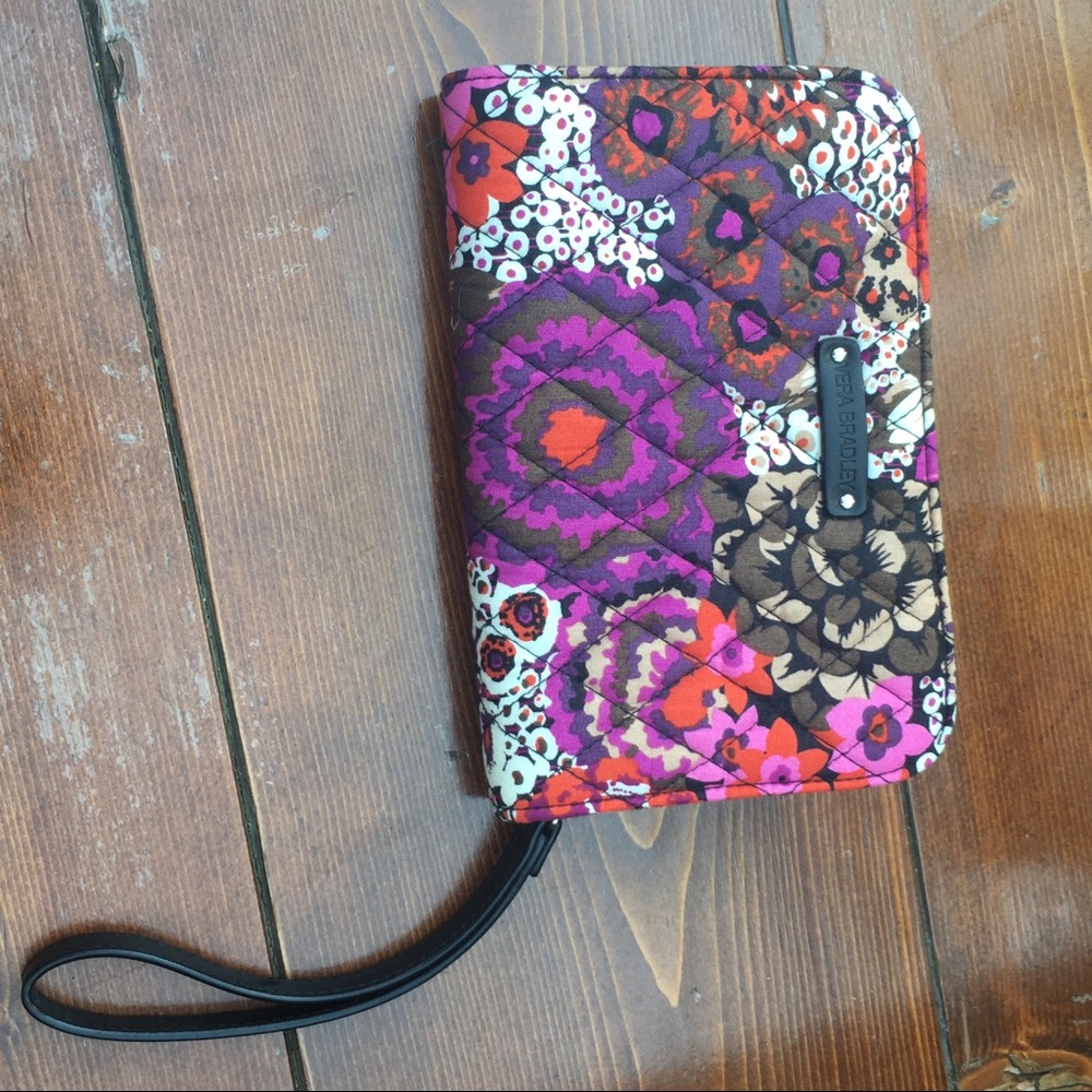 Vera Bradley Zip Around Wristlet - Picture 6 of 10